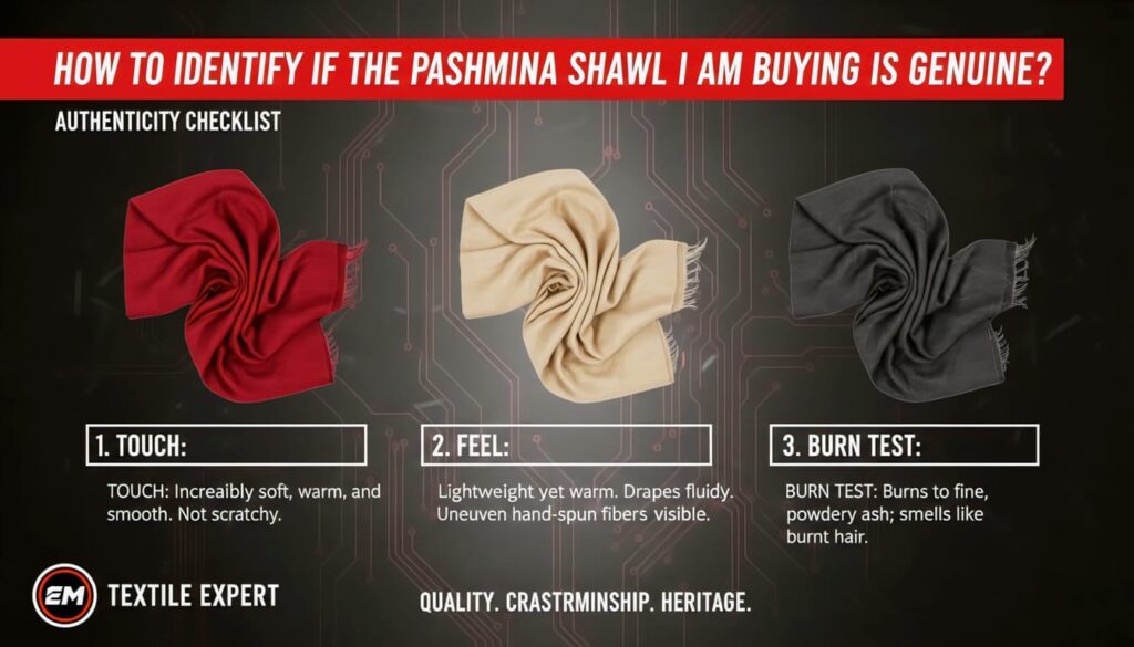 How to Identify if the Pashmina Shawl I am Buying Is Genuine?